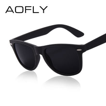 Carica l&#39;immagine nel visualizzatore di Gallery, AOFLY  Sunglasses Men Polarized Sunglasses Men Driving Mirrors Coating Points Black Frame Eyewear Male Sun Glasses UV400