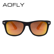 Carica l&#39;immagine nel visualizzatore di Gallery, AOFLY  Sunglasses Men Polarized Sunglasses Men Driving Mirrors Coating Points Black Frame Eyewear Male Sun Glasses UV400