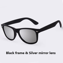 Carica l&#39;immagine nel visualizzatore di Gallery, AOFLY  Sunglasses Men Polarized Sunglasses Men Driving Mirrors Coating Points Black Frame Eyewear Male Sun Glasses UV400