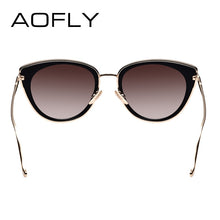Load image into Gallery viewer, AOFLY Metal Frame Cat Eye Women Sunglasses Female Sunglasses Famous Brand Designer Alloy Legs Glasses oculos de sol feminino