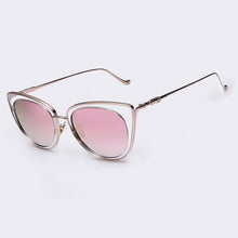 Load image into Gallery viewer, AOFLY Metal Frame Cat Eye Women Sunglasses Female Sunglasses Famous Brand Designer Alloy Legs Glasses oculos de sol feminino
