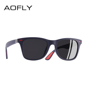 AOFLY  DESIGN Ultralight TR90 Polarized Sunglasses Men Women Driving Square Style Sun Glasses Male Goggle UV400 Gafas De Sol