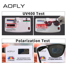 Load image into Gallery viewer, AOFLY  DESIGN Ultralight TR90 Polarized Sunglasses Men Women Driving Square Style Sun Glasses Male Goggle UV400 Gafas De Sol
