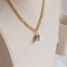 Load image into Gallery viewer, Necklace Pendant Imitation Pearl Necklace For Women Metal Strip Chain Necklace Jewelry