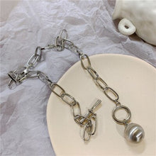 Load image into Gallery viewer, 2020 New Trend Hip hop Oval Thick Chain Metal Ball Chain Necklace for Men Women Girls Party Jewelry Gift