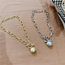 Load image into Gallery viewer, 2020 New Trend Hip hop Oval Thick Chain Metal Ball Chain Necklace for Men Women Girls Party Jewelry Gift