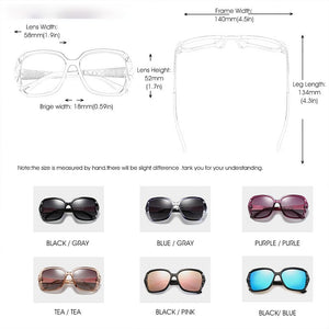 AORON 2023 Women Polarized Sunglasses Ladies Sunglasses Color Film Lens UV400 Protection