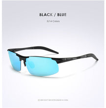 Load image into Gallery viewer, AORON Driving Polarized Sunglasses Men Aluminum Magnesium Frame Sport Sun Glasses Driver Retro Goggles Sunglass UV400 Anti-Glare