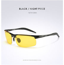 Load image into Gallery viewer, AORON Driving Polarized Sunglasses Men Aluminum Magnesium Frame Sport Sun Glasses Driver Retro Goggles Sunglass UV400 Anti-Glare