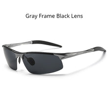Load image into Gallery viewer, AORON Driving Polarized Sunglasses Men Aluminum Magnesium Frame Sport Sun Glasses Driver Retro Goggles Sunglass UV400 Anti-Glare