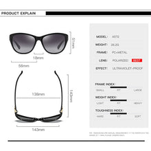 Load image into Gallery viewer, AORON Womens Polarized Sunglasses Women Classic Sun Glasses Eyeglasses Accessories