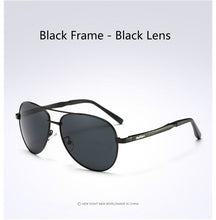 Load image into Gallery viewer, AORON Men Polarized Sunglasses Aviation UV400 Driving Sun Glasses Aluminum Magnesium Leg