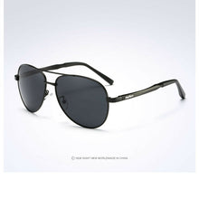 Load image into Gallery viewer, AORON Men Polarized Sunglasses Aviation UV400 Driving Sun Glasses Aluminum Magnesium Leg