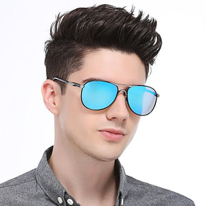 AORON Men Polarized Sunglasses Classic Pilot Driving Sun Glasses Alloy Frame Mirror Large Lens UV400