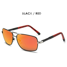 Carica l&#39;immagine nel visualizzatore di Gallery, AORON Men Polarized Sunglasses Men Brand Original Design Metal Frame Rectangle Lens UV400 Sun Glasses Men