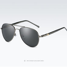 Load image into Gallery viewer, AORON Men Polarized Sunglasses Retro Classic Pilot Glasses Brand Goggoles Leisure UV400 Protection Metal Frame Oculos de sol