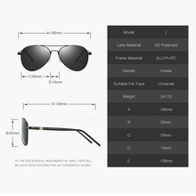 Load image into Gallery viewer, AORON Men Polarized Sunglasses Retro Classic Pilot Glasses Brand Goggoles Leisure UV400 Protection Metal Frame Oculos de sol