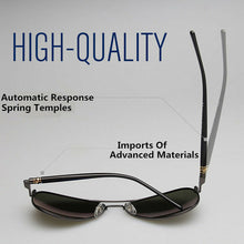 Load image into Gallery viewer, AORON Men Polarized Sunglasses Retro Classic Pilot Glasses Brand Goggoles Leisure UV400 Protection Metal Frame Oculos de sol