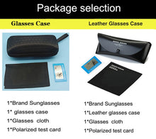Carica l&#39;immagine nel visualizzatore di Gallery, AORON Mens Polarized Sunglasses Alloy Frame Classic Rectangle Sun Glasses 100% UV protection Anti-Reflective Coating Goggles