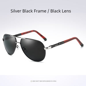 AORON Mens Polarized Sunglasses Classic Pilot Sun Glasses Anti-Reflective Coating Lens Alloy Frame Driving Sunglasses Men
