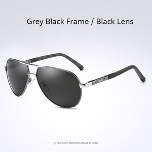 AORON Mens Polarized Sunglasses Classic Pilot Sun Glasses Coating Lens Alloy Frame UV400 Driving Goggles For Men