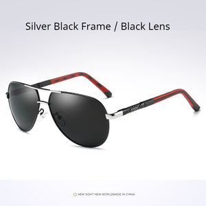 AORON Mens Polarized Sunglasses Classic Pilot Sun Glasses Coating Lens Alloy Frame UV400 Driving Goggles For Men