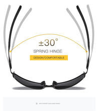 Carica l&#39;immagine nel visualizzatore di Gallery, AORON Mens Polarized Sunglasses for sports rectangle Mirror Sunglasses men Alloy Frame UV400 Sun Glasses Eyewear