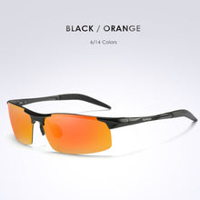 Carica l&#39;immagine nel visualizzatore di Gallery, AORON Mens Sunglasses Polarized Driving Sports Aluminum Frame Sun Glasses UV400 Mirror sunglasses men