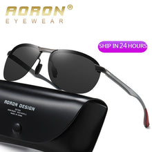 Load image into Gallery viewer, AORON Aluminum Frame Sunglasses Men&#39;s Polarized Sun Glasses Driver Driving Sunglasses UV400