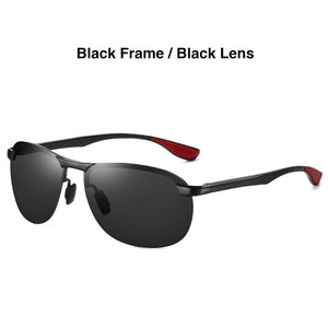 AORON Aluminum Frame Sunglasses Men's Polarized Sun Glasses Driver Driving Sunglasses UV400