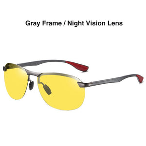 AORON Aluminum Frame Sunglasses Men's Polarized Sun Glasses Driver Driving Sunglasses UV400