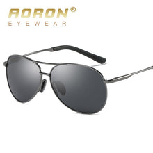 Carica l&#39;immagine nel visualizzatore di Gallery, AORON Polarized Men Sunglasses Classic Pilot Driving Sun Glasses Metal Frame Mirror Lens Sunglasses Men/Women
