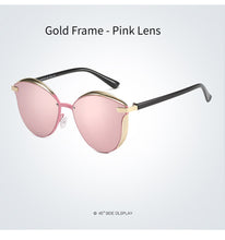 Load image into Gallery viewer, AORON Retro Round Polarized Sunglasses Classic UV Protection Luxurious  Women Sunglasses Sunshade