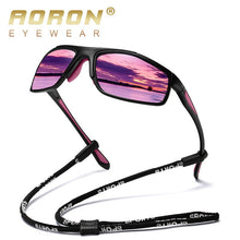Load image into Gallery viewer, AORON sports sunglasses Men and women polarized TR90 glasses color changing night vision sunglasses riding windbreak