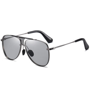 AORON toad polarized sunglasses metal color changing sunglasses men's and women's driving night vision glasses