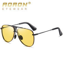 Load image into Gallery viewer, AORON toad polarized sunglasses metal color changing sunglasses men&#39;s and women&#39;s driving night vision glasses