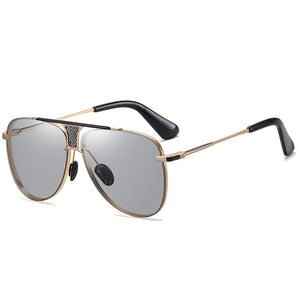AORON toad polarized sunglasses metal color changing sunglasses men's and women's driving night vision glasses