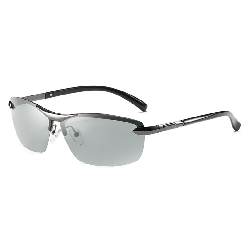 AORON Photochromic and Polarized Sunglasses Men Discoloration Eyewear Anti Glare UV400 Glasses Driving Goggles Oculos