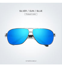 Load image into Gallery viewer, AORON Pilot Sunglasses For Men Polarized Vintage Sun Glasses Anti-Reflective Aluminum Frame UV400  lentes de sol mujer