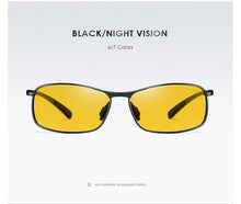 Carica l&#39;immagine nel visualizzatore di Gallery, AORON Polarized Mens Sunglasses Driving Sun Glasses Outdoor Fishing Sport Aluminium Frame UV400 Sunglasses Men