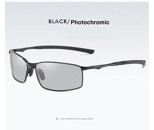 AORON Polarized Photochromic Sunglasses Men Transition Lens Driving men Sunglasses Driver Safty Goggles Anti-blue light Anti-UV