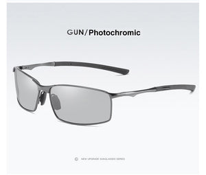 AORON Polarized Photochromic Sunglasses Men Transition Lens Driving men Sunglasses Driver Safty Goggles Anti-blue light Anti-UV
