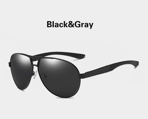 Occhiali da sole polarizzati AORON Occhiali da guida in metallo antiriflesso Occhiali da sole UV400 Lenti a specchio classiche Occhiali da sole da uomo 
