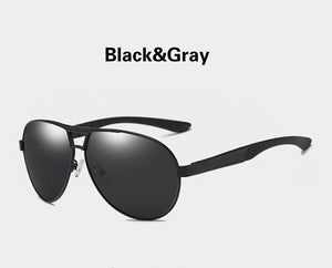 AORON Polarized Sunglasses Anti-Glare Metal  Driver Goggles Sun Glasses UV400 Classic Mirror Lens Mens sunglasses