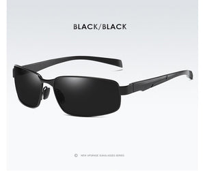 AORON Polarized Sunglasses Men Goggles Sports Driving Sun Glasses Anti-UV400 Aluminum Magnesium Frame Sunglasses Polarized