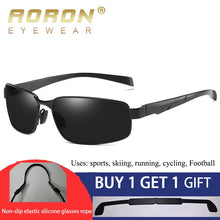 Load image into Gallery viewer, AORON Polarized Sunglasses Men Goggles Sports Driving Sun Glasses Anti-UV400 Aluminum Magnesium Frame Sunglasses Polarized