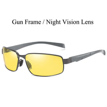 Load image into Gallery viewer, AORON Polarized Sunglasses Men Goggles Sports Driving Sun Glasses Anti-UV400 Aluminum Magnesium Frame Sunglasses Polarized