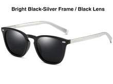 Carica l&#39;immagine nel visualizzatore di Gallery, AORON Polarized Sunglasses Men /Women Classic Sun Glasses TR Frame Aluminum Leg UV400 Sunglasses