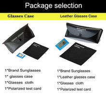 Load image into Gallery viewer, AORON Polarized Sunglasses Men Women Classic Square Sun Glasses UV400 Mirror Aluminum Leg Sunglasses Men