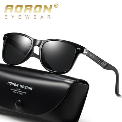 AORON Polarized Sunglasses for Men Women Driving Vision Glasses TR Frame Aluminum Legs Sun Glasses UV400 gafas de sol